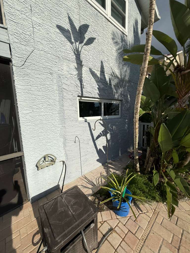 Wall before stucco and painting